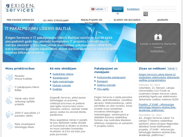 Exigen Services Latvia, AS